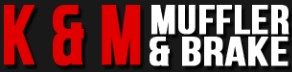 K & M Muffler and Brake Logo